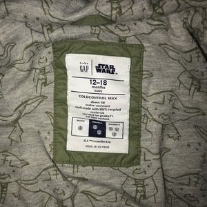 Baby Yoda jacket for baby boy.